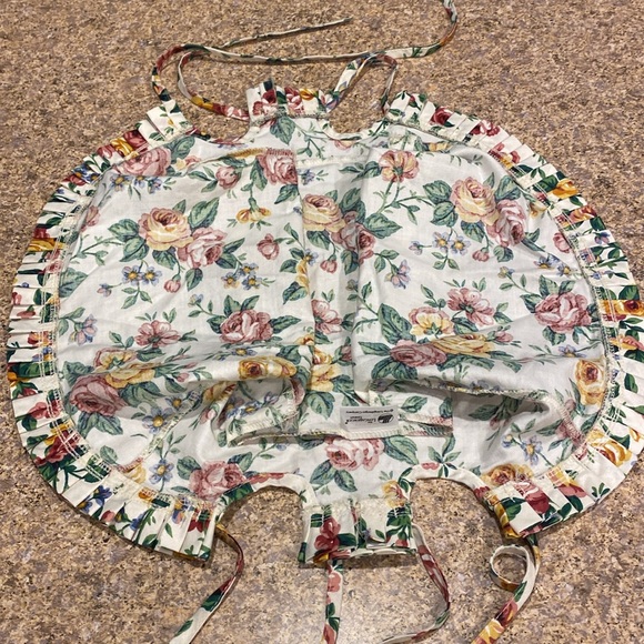 Longaberger Cake Basket Fabric Garden Splendor Floral Liner USED - Picture 8 of 17